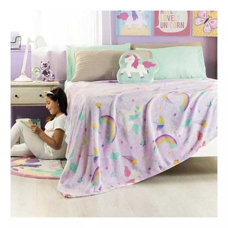 Vianney Manta Vianney Ligero con diseño sweet unicorn de 2.2m