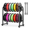 3D Printer Filament Storage Rack，2 Tiers Metal Filament Rack,Holds 12