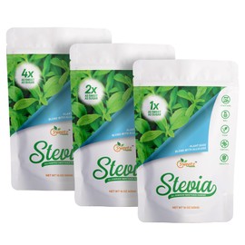 Allulose – Stevia Blend All Purpose Sweetener Multi-Pack-3: 1X, 2X, and 4X RSS (Relative Sugar Sweetness); Total Servings 795; Zero Calorie Sweetener, Sugar-Free Substitute for Baking, Smoothies, Coffee; Low Carb Keto Diet Friendly Food | Pack of 3, 1-LB