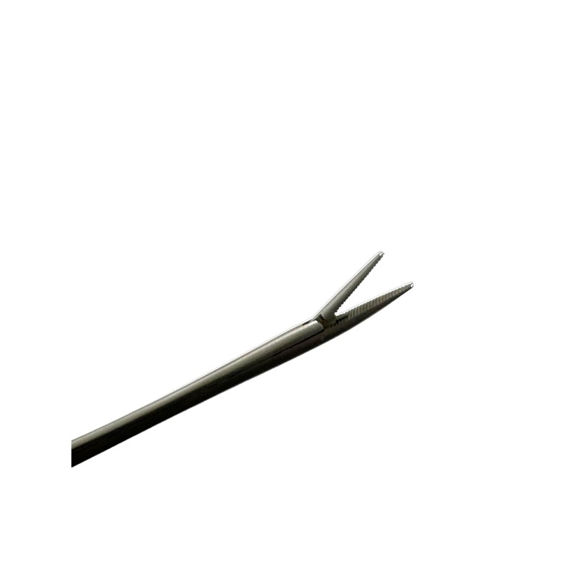 Set of 2 Alligator Forceps Serrated Tips Long Neck Size