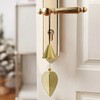 MrMrKura Gold Leaf Hanging Bell Decorative Bell for Good Luck,