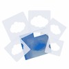 Stencil Set ● 5 Individual Clouds ● 6 cm, 7
