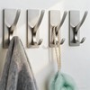 Josmimic Self Adhesive Towel Hooks: Extra Strong 13LB, Stainless Hook
