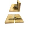 2 Piece 90 Degree Folding Hinge Hidden Bracket Hinge for