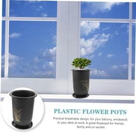 Sosoport 1set Creative Flower Holder Imitation Zisha Flower Pot for Decor Planter for Orchids and for Gardening and Giving