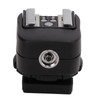 Hot Shoe Adapter, with Extra PC Sync Connection Port, Hotshoe