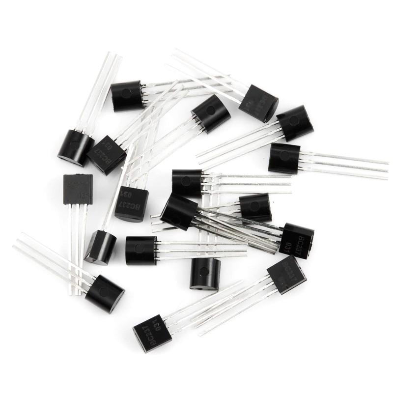Chanzon BC237 TO-92 NPN Transistor 0.1 A, Pack of 50