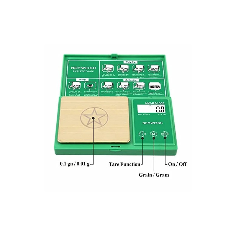 Neoweigh Reloading Scale, Powder Scale For Reloading, 1500 Grains X