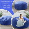 WhatsBedding Bean Bag Chair for Adults with Memory Foam Filler