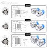 16mm 12V-24V DC 4A White Ring LED Lighted Metal Switch