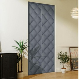 Winter Thermal Padded Window Curtain for Draft Protection 120x220cm