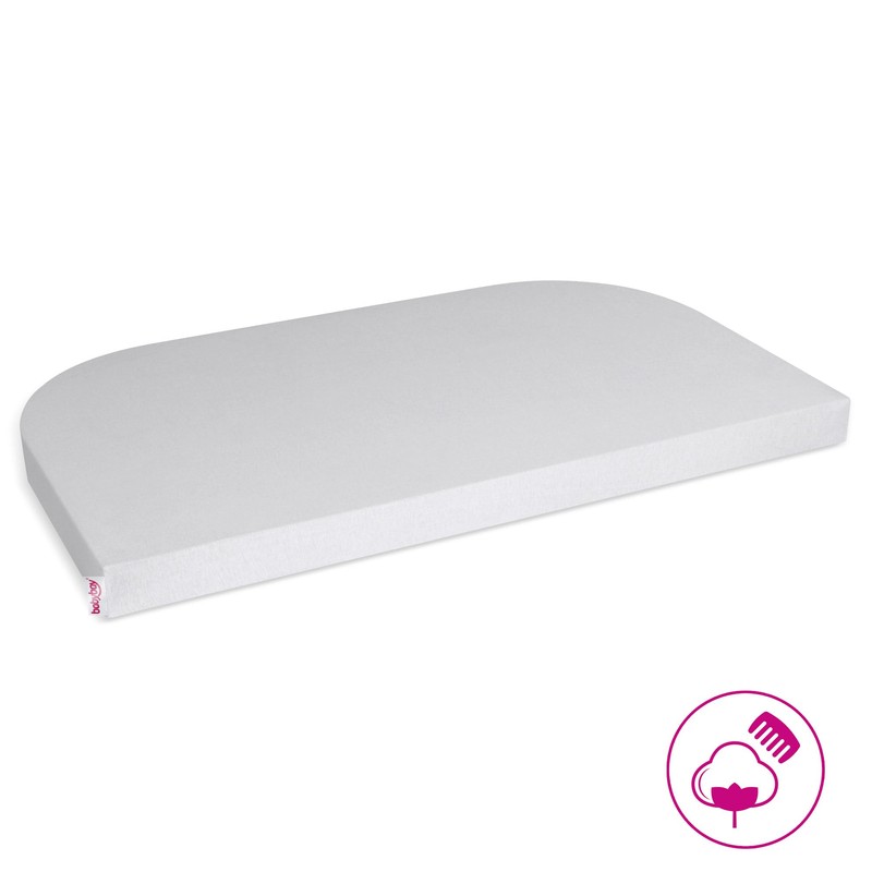 babybay Jersey Fitted Sheet Deluxe with Membrane Suitable for Maxi,
