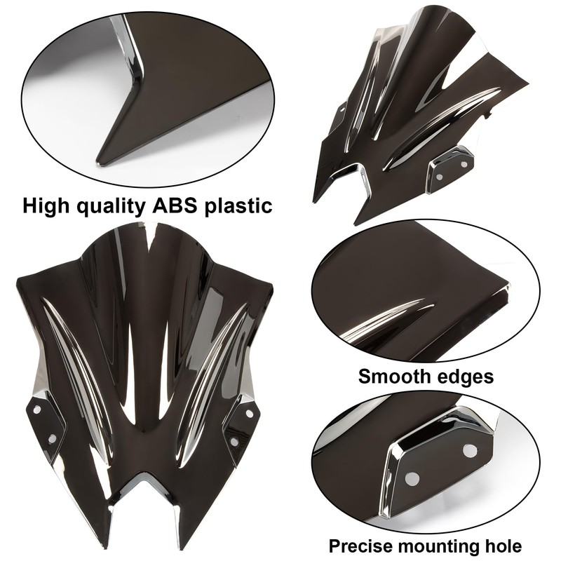 Windshield for NINJA500 SE 2024 2025, PSLER Windscreen Double Bubble