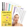 432pzs Parches Estrella Star Anti Acne Espinillas Granos