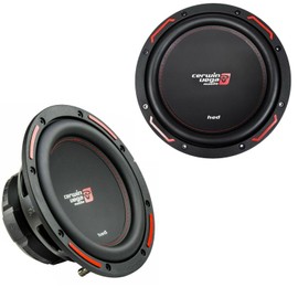 2X CERWIN Vega H7104S 10" 4Ω 1000W Max Subwoofer Single Voice Coil.