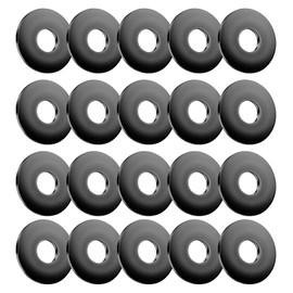 M6 Washers Black,M6 x 18mm Round Flat Repair Washer,25pcs A2 304 Stainless Steel Metal Spacer Penny Washer Flat Washers for Screws Bolts Nuts