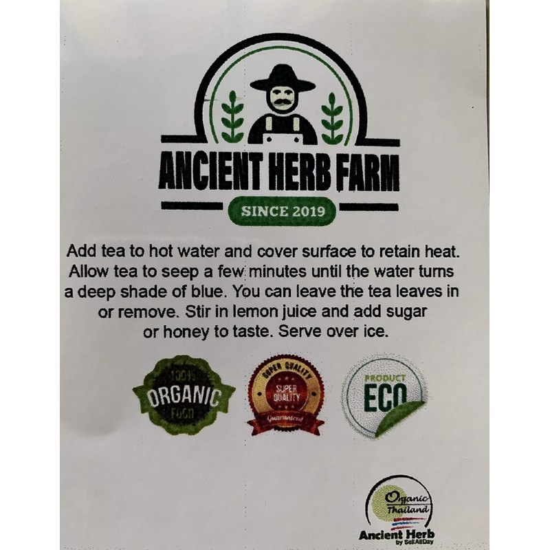 Dried Butterfly Pea Flowers by SellAllDay (50 g)