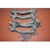 Southern Metal Set of 8, Mermaid Drawer Pulls Solid Cast