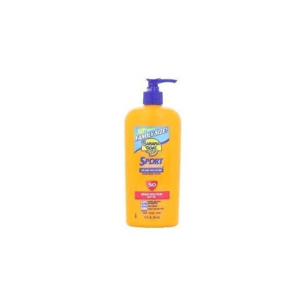 Banana Boat Sport Performance Lotion Spf 50 Water Resistant Non Greasy