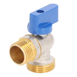 Válvula de Cierre de Agua, Válvula de ángulo de Alta Dureza 1/2 X 3/4 Pulgadas Resistente a la Presión para Baño