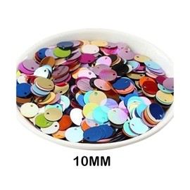 AIXXCUVQ Easy And Convenient To PVC Flat Round Loose Sequins Paillettes Environmentally Friendly And Durable Premium