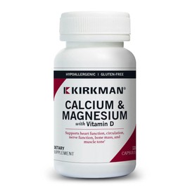 Kirkman Calcium Magnesium Capsules - Hypo - 120 count