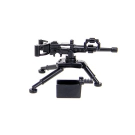 M2 Machine Gun + SM3 Tripod .50 Designed for Brick Minifigures