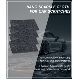 Biesmo Nano Sparkle Cloth Car Scratch Remover, 2025 Upgrade Nanosparkle Cloth for Car Scratches, Nano Scratch Remover for Cars, Easily Removes Small Scratches, Achieve A Glossy, Smooth Finish