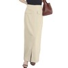 Kobe Lettuce M4077 Running Stretch Tight Skirt, Cargo-Style Skirt, Maxi