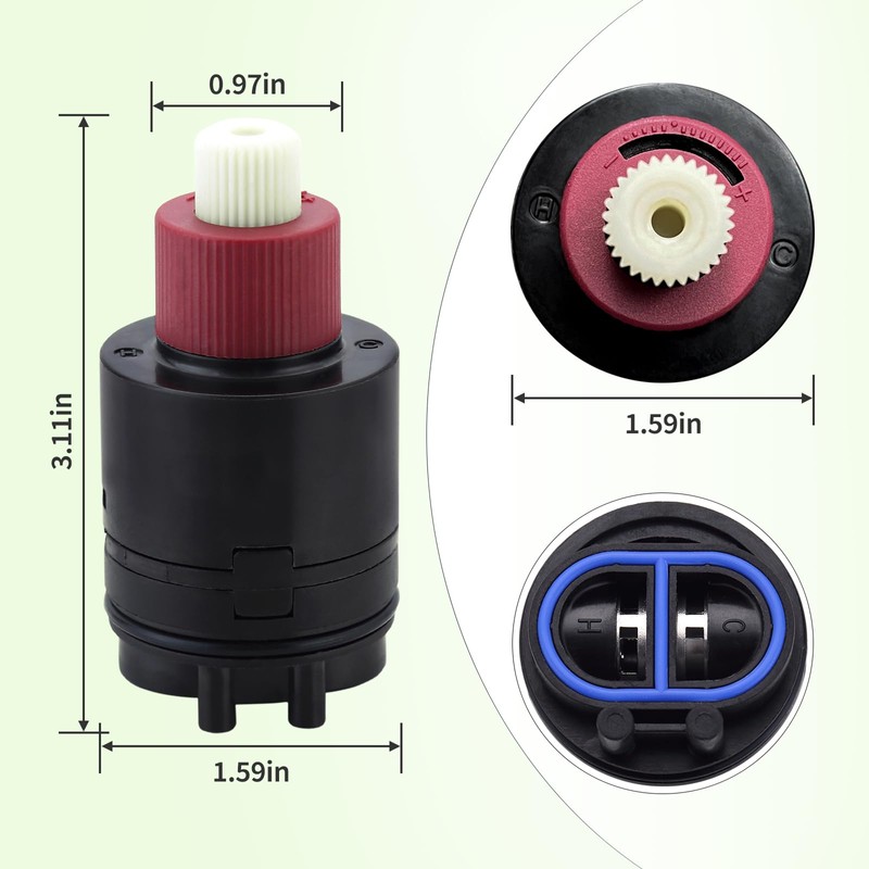 Faucet Cartridges for Glacier Bay Single-Handle Tub/Shower Faucets