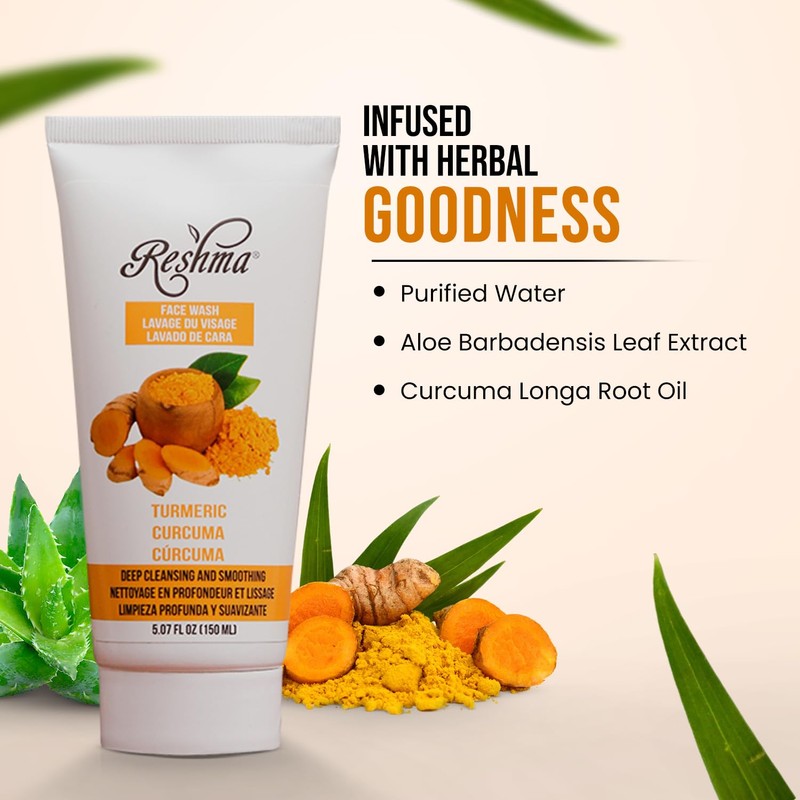 Reshma Beauty Turmeric Face Wash Cleanser for All Skin Types