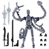 EujRcf T13 Action Figure, 3D Printed Dummy, Multi-Jointed Movable Robot