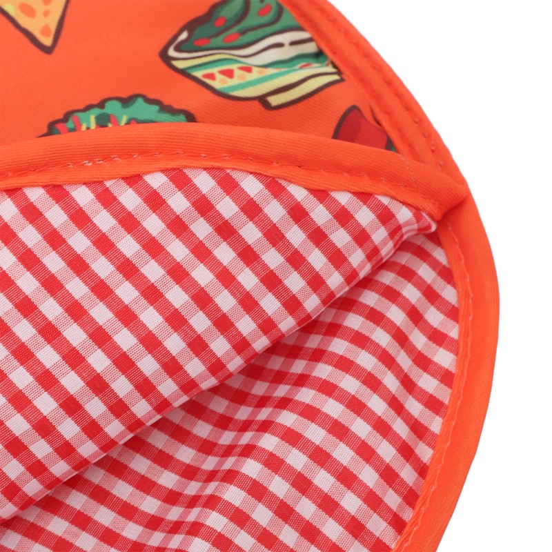 Tortilla Warmer Pouch 11.8 Inch Insulated Microwaveable Fabric Tortilla Keeper