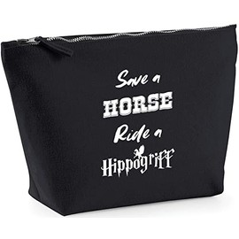 Hippowarehouse Save a Horse Ride a Hippogriff printed make up cosmetic wash bag 18x19x9cm