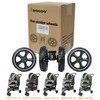 ROODO 3 Wheel Pet Stroller Dedicate Wheel Set,Original,Fast disassembly,Replacement and