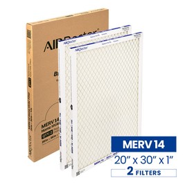 AirDoctor MERV 14 HVAC Pleated Filter Available in 6 Sizes. Captures 96% of Pollutants 1-3 Micron in Size. Captures Impurities From Air to Protect Your HVAC System and Purify Air in Your Home.