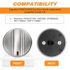DPHealth 5PCS Stainless Steel Control Knob Compatible with GE Gas