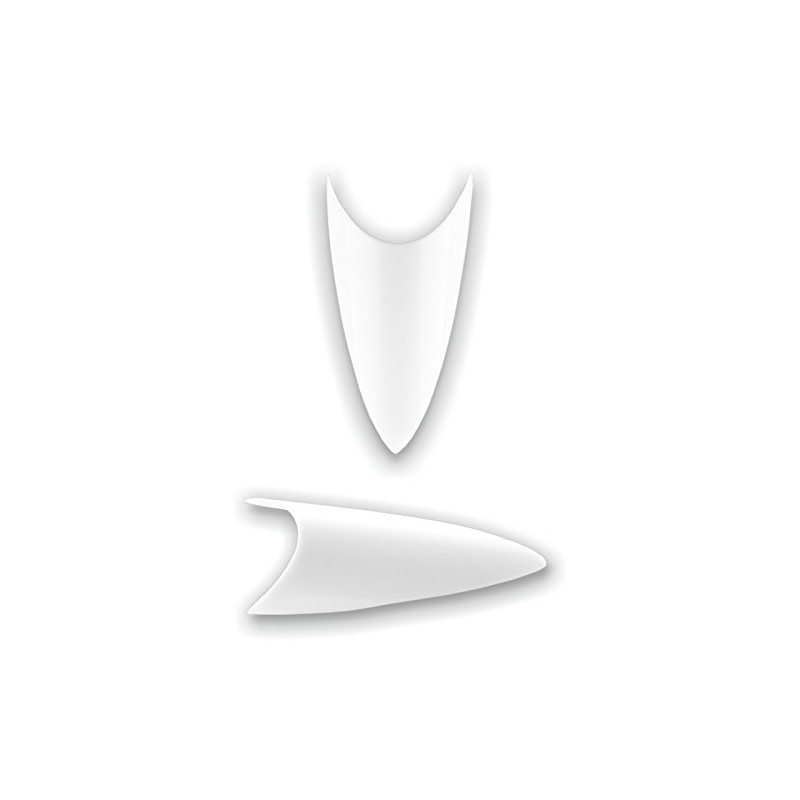 Pack of 500 Stilettos Nail Tips White (ABS Formula) -