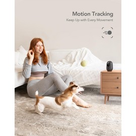 nooie Baby Monitor, Dog Camera with Phone App, 2K Cat Camera, 360 Indoor Camreas