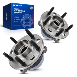 KAX 513087 Pair Front Wheel Hub Bearing Compatible with 1993-1999 Oldsmobile 88,5 Lug W/ABS