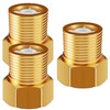 Pack of 3 1/2 Inch Brass Check Valve, DN20 Backflow