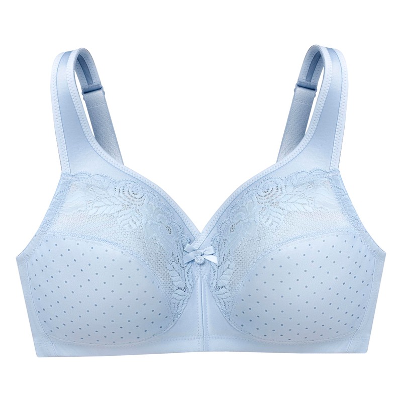 Glamorise - Brasiere de Copa Completa,1003, para Mujer, Azul Claro,