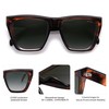 SOJOS Fashion Oversized Square Cat Eye Polarized Sunglasses for Women