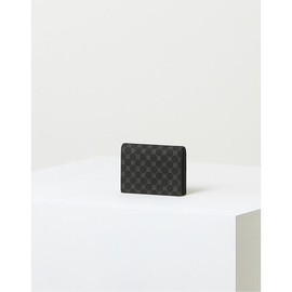 Daks (신세계강남점)DBHO3E134BK LOUIS PVC 블랙 루이스 DD 패턴 PVC 명함지갑 (Shinsegae Gangnam) DBHO3E134BK LOUIS PVC Black Louis DD Pattern PVC Business Card Holder