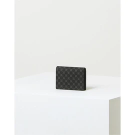 Daks (신세계강남점)DBHO3E134BK LOUIS PVC 블랙 루이스 DD 패턴 PVC 명함지갑 (Shinsegae Gangnam) DBHO3E134BK LOUIS PVC Black Louis DD Pattern PVC Business Card Holder