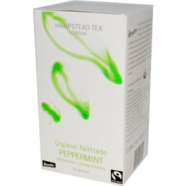 Organic Fairtrade Peppermint, Cooling Infusion, 20 Sachets, 1.06 oz (30 g)