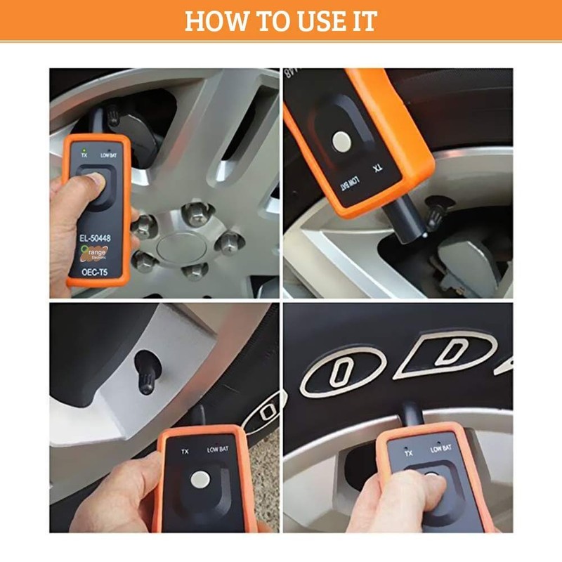 Manybuy EL-50448 TPMS, Resetar Activar Sensor de Presión de Neumáticos