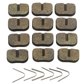 HAUERTZX Mini Bike Brake Pads Compatible for 79cc 97cc 100cc 105cc 2.8hp Coleman CT100U CC100X Motovox MBX10 Baja Doodle Bug DB30 Monster Moto MMB80 MMB105