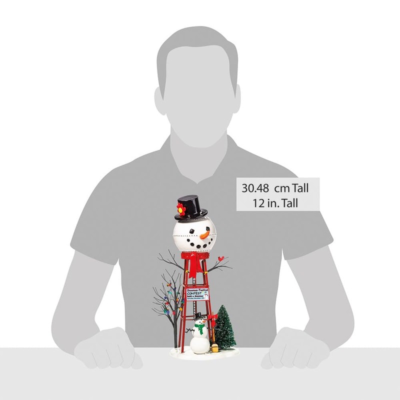 Department 56 Accesorios para Villages Snowman Watertower - Figura Accesorio