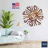Riverside Designs Wacky Sun Metal Wall Art Indoor/Outdoor Decor -